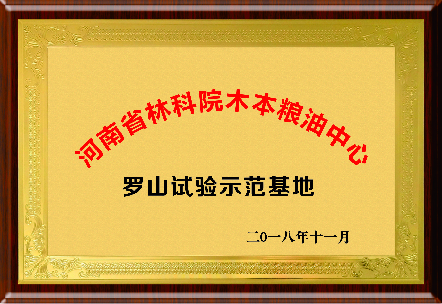 羅山示范試驗基地