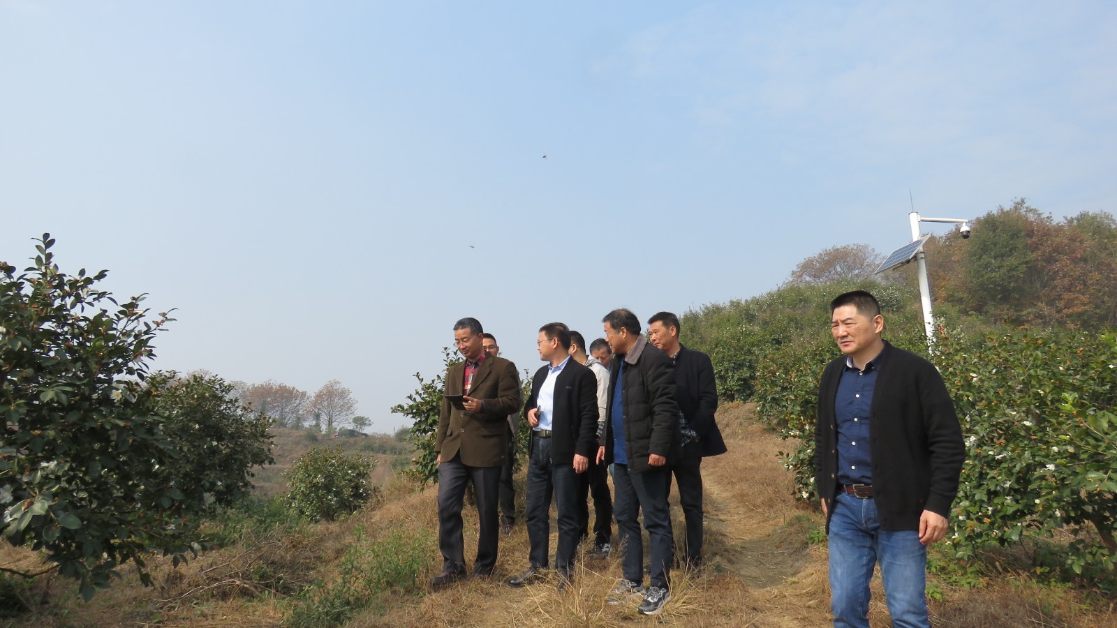 市、縣農(nóng)業(yè)局來(lái)基地考察