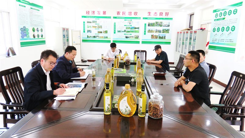 副縣長(zhǎng)王淼舸到金源油茶調(diào)研